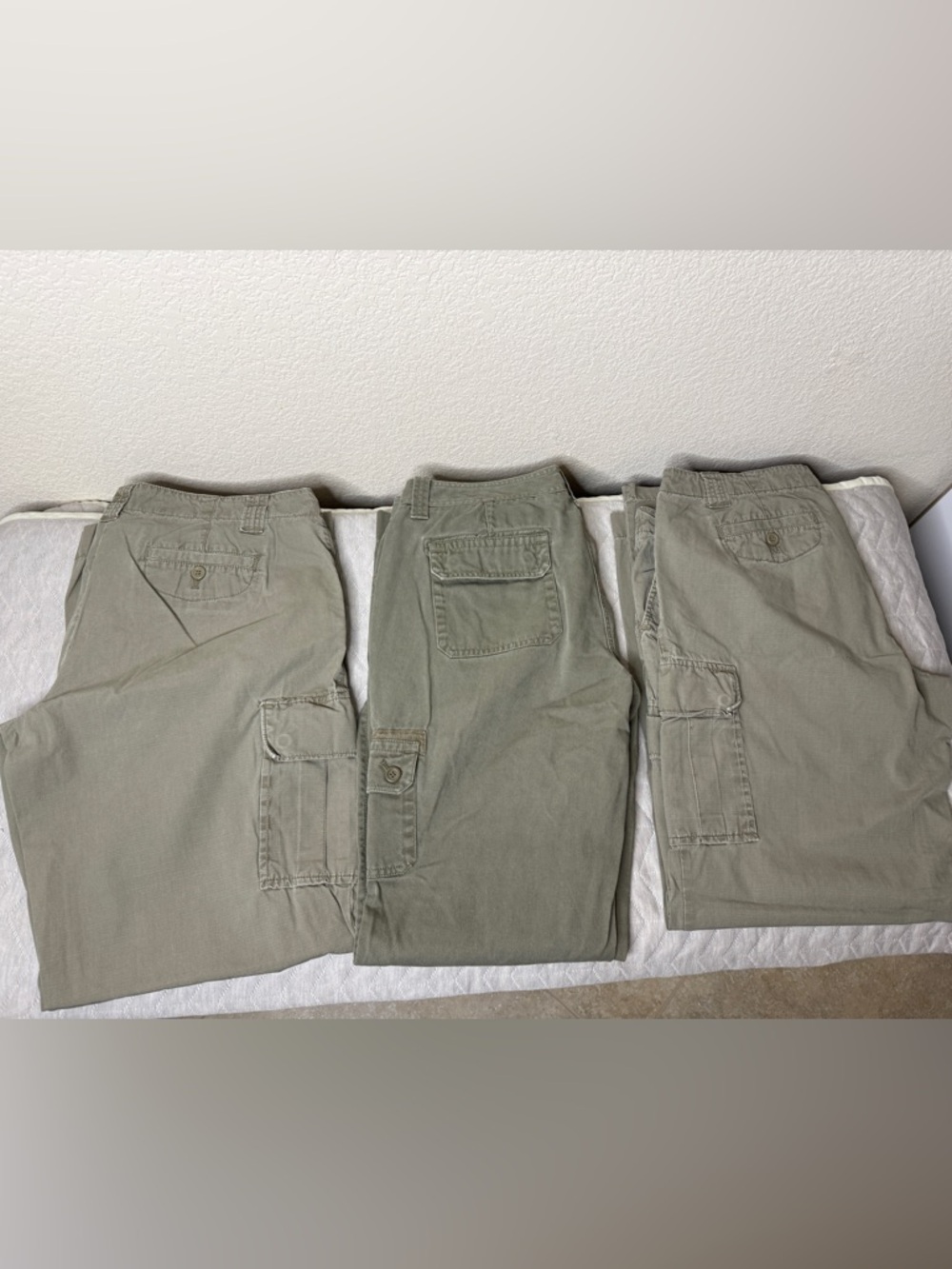 J.Crew Cargo Pants Bundle  - Olive Green Size 10 (3 Pairs)